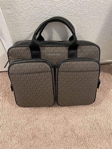 michael kors travel tote laptop|michael kors rolling laptop bag.